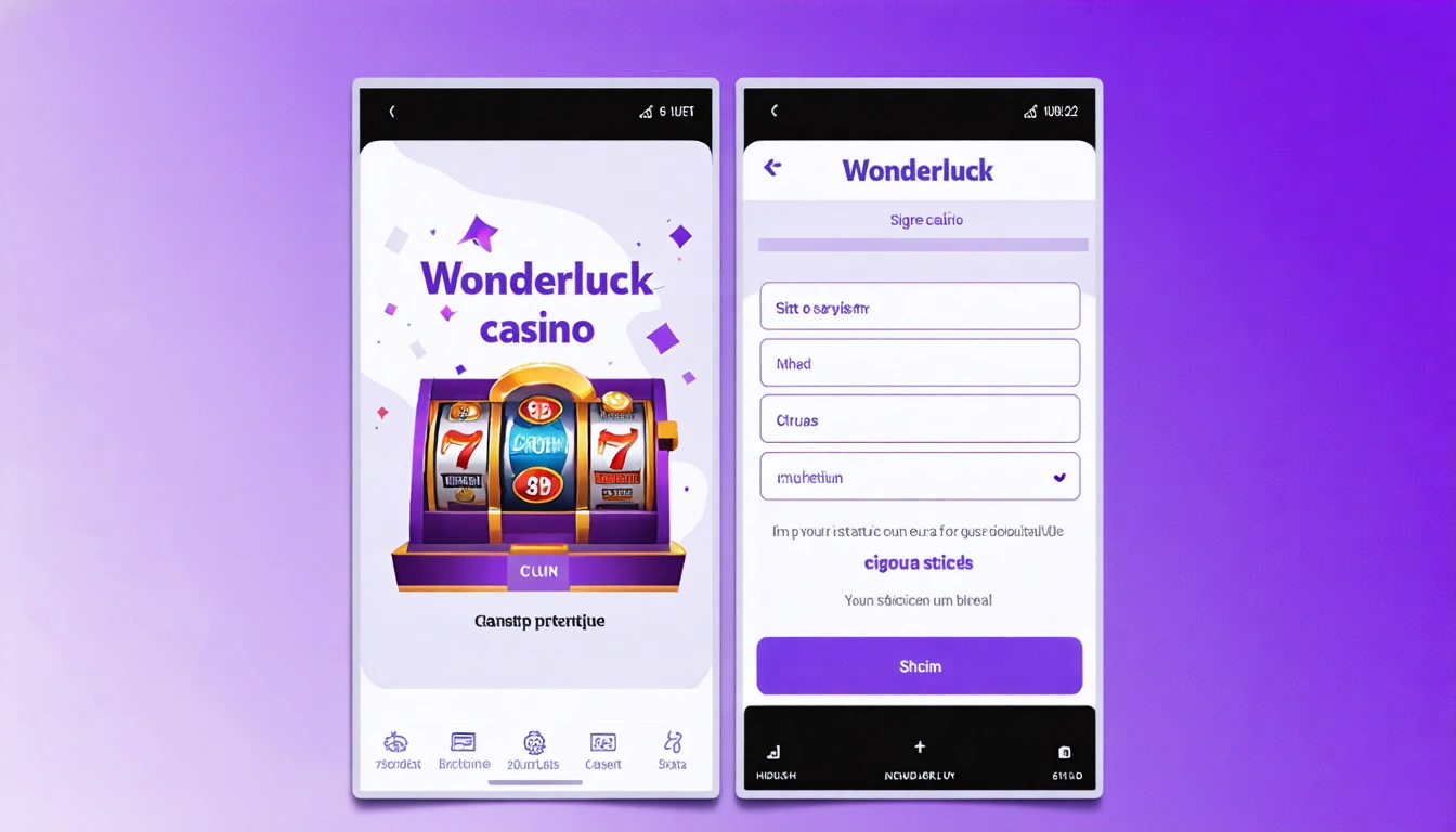 Inscription Wonderluck casino sign up guide pratique